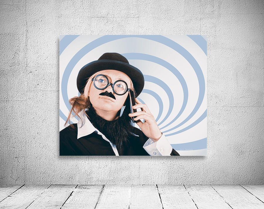 Technology evolution of mobile phone communication Wall Preview