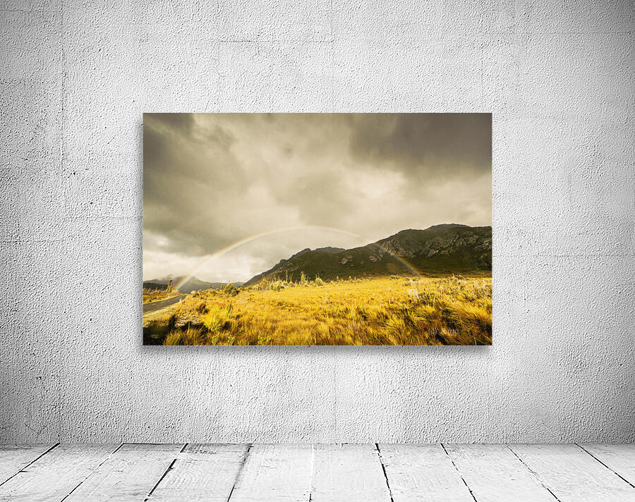 Raindrops in rainbows Wall Preview