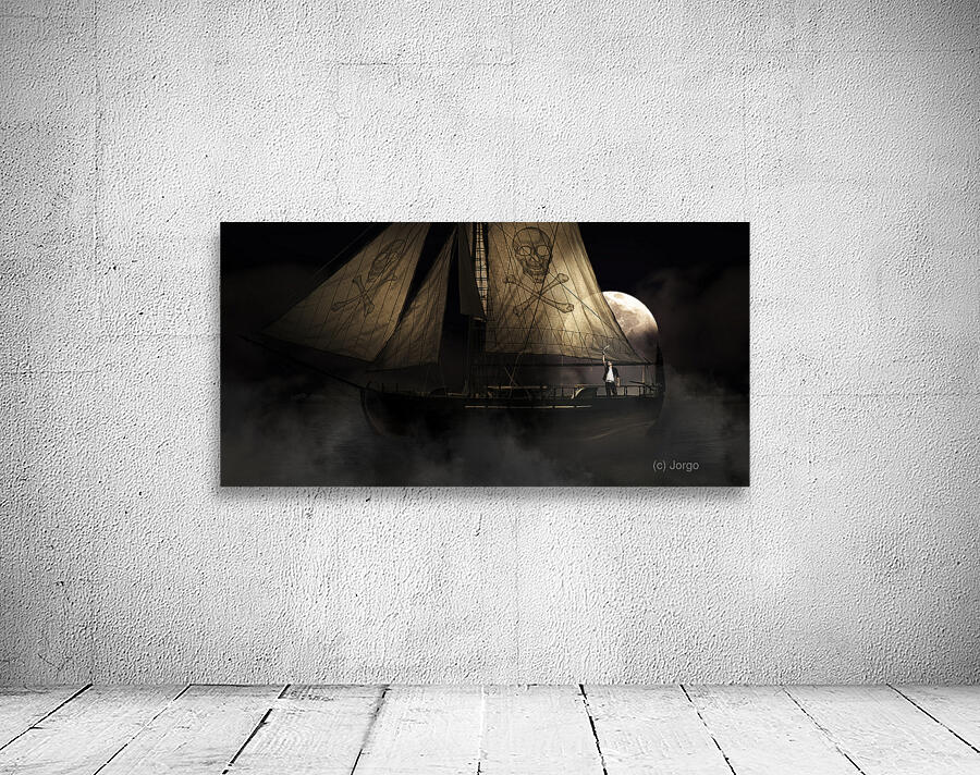 Pirate Ship Wall Preview