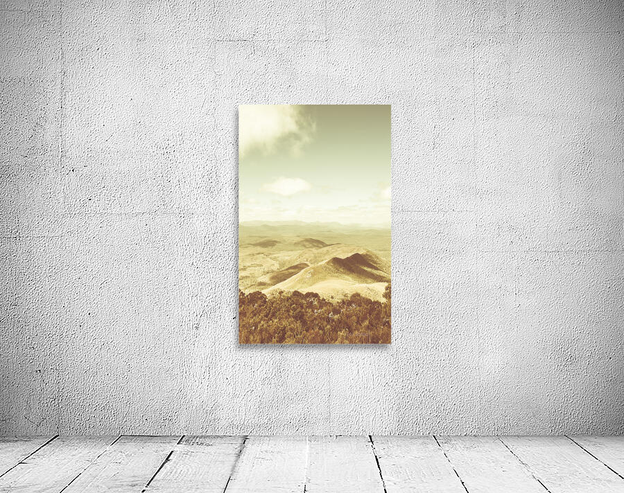 Rolling rural hills of Zeehan Wall Preview