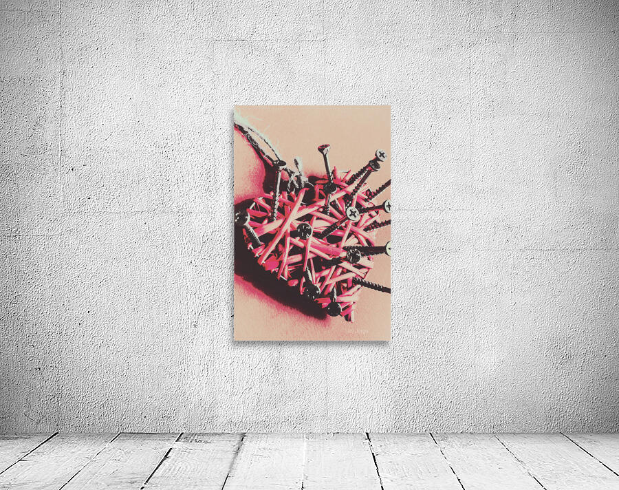 Hearts and screws Wall Preview