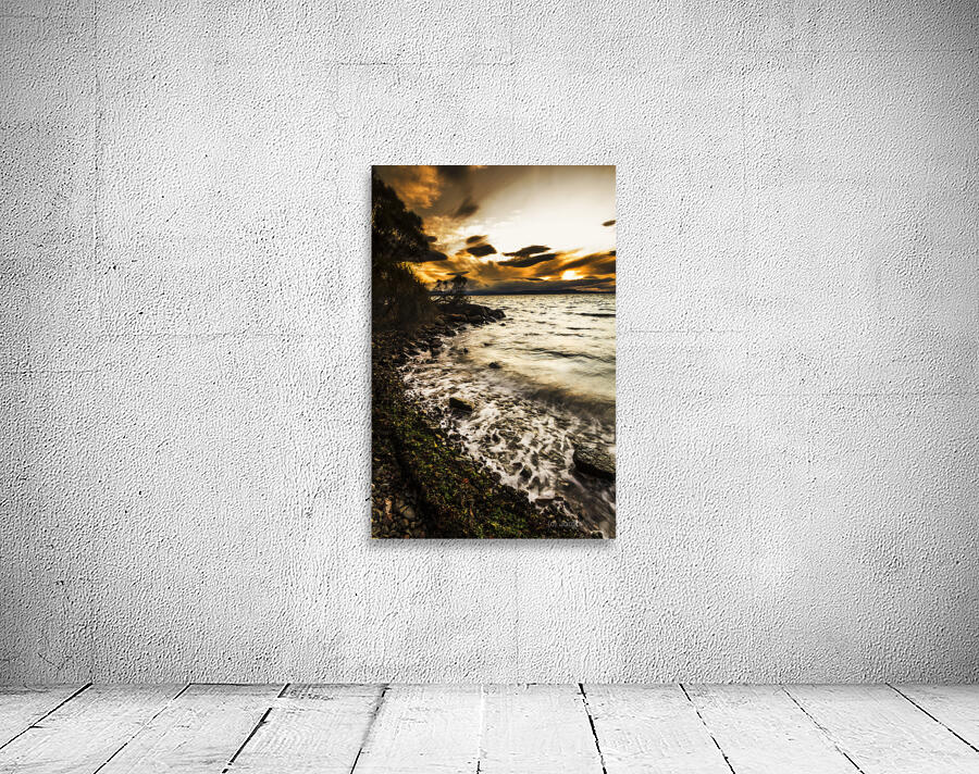 Dramatic dark coast Wall Preview