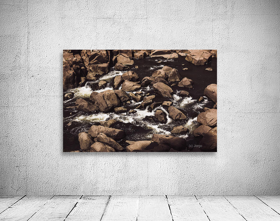 Rocky Launceston river from Cataract Gorge Wall Preview