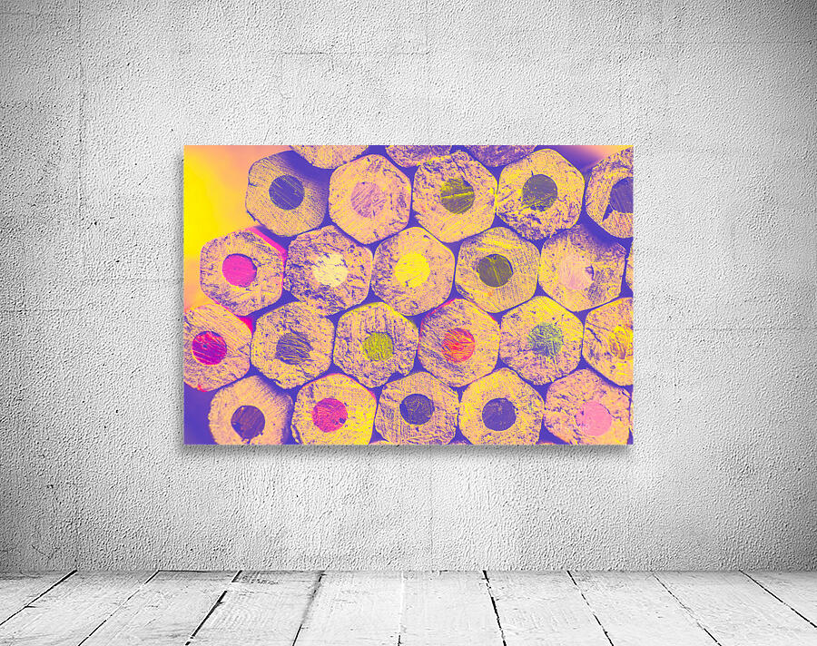 Pencil honeycomb Wall Preview