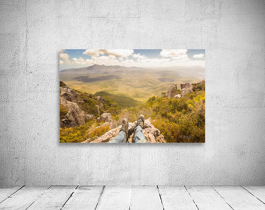 Mountain valley landscape Wall Preview