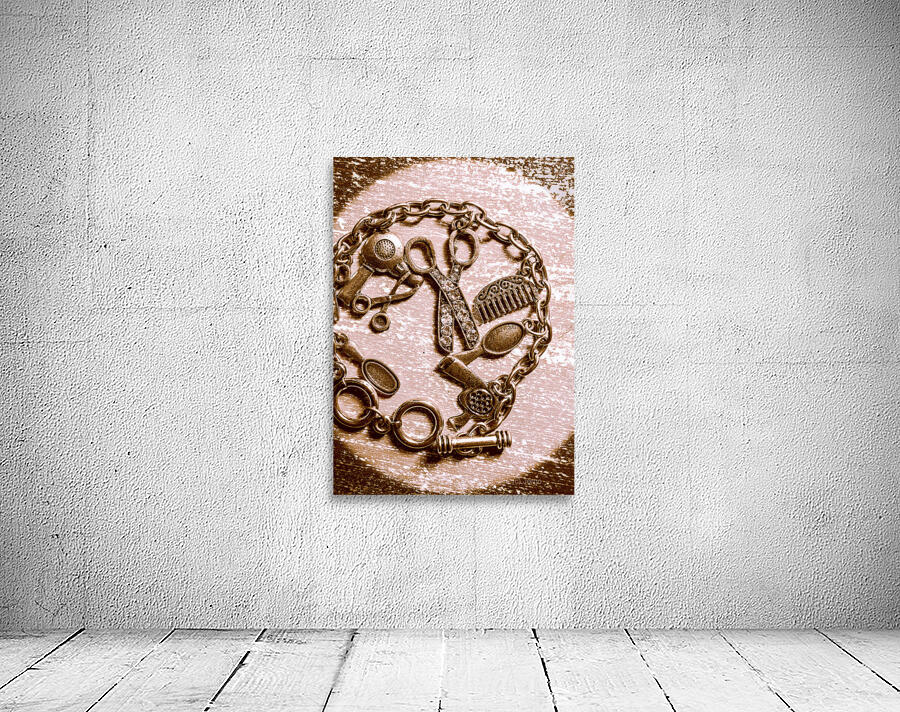 Vintage hairdressing charm Wall Preview