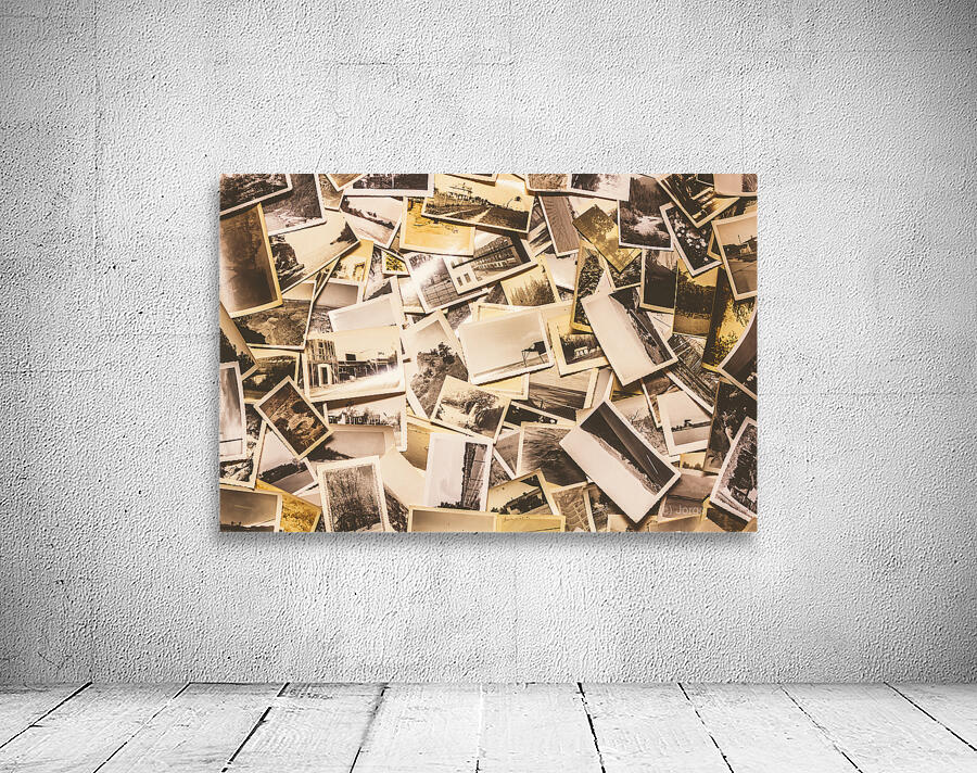 Pile of many instant photos  Wall Preview