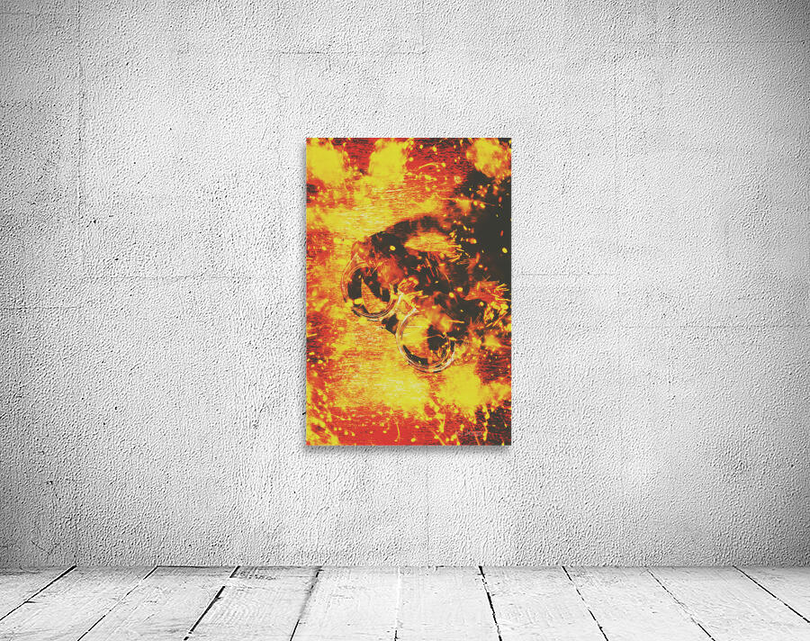 Creative industrial flames Wall Preview