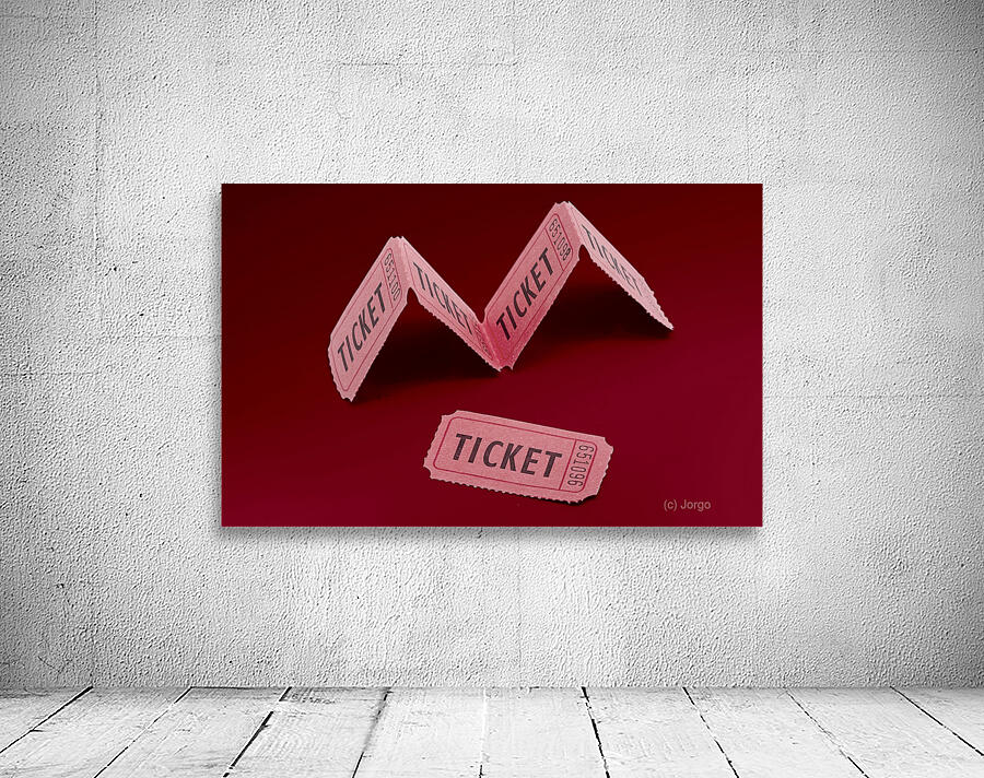 Vintage cinema movie ticket Wall Preview