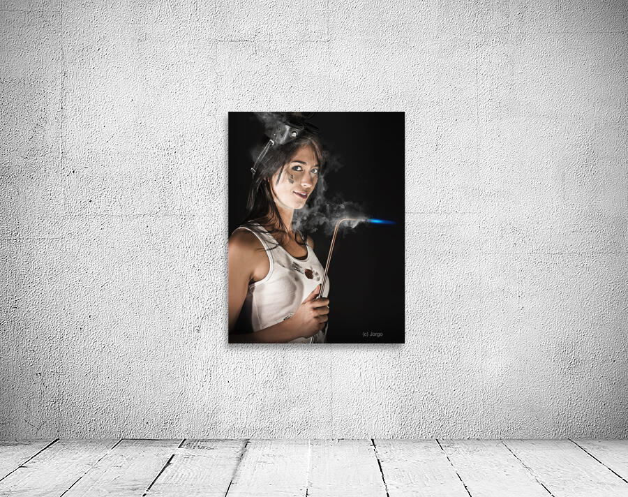 Lady Boilermaker At Work Wall Preview