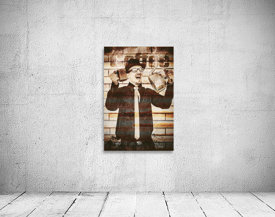 Sign of an old coffeehouse employee Wall Preview