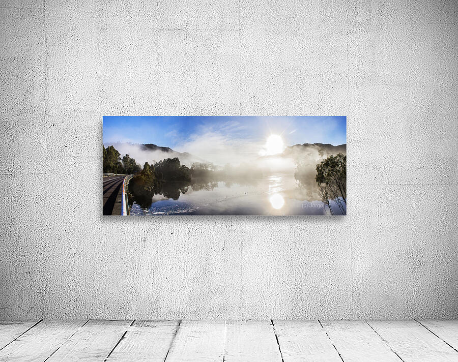 Early morning mist on Lake Rosebery Tasmania Wall Preview