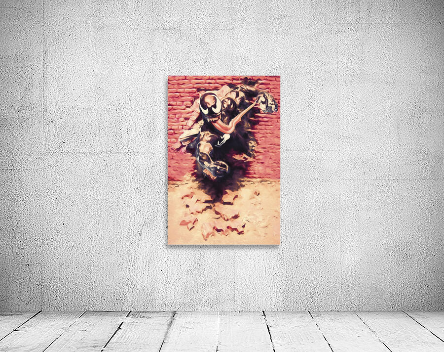 Venom breaking brick wall Wall Preview