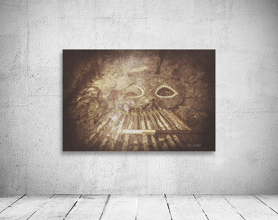 Mysterious vintage masquerade Wall Preview