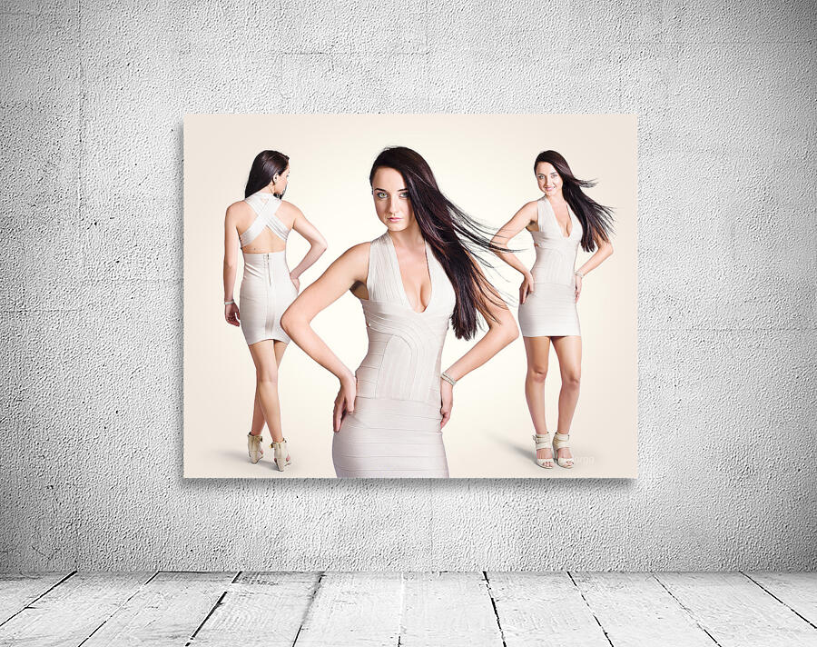 Beautiful young women standing in trendy fashion Wall Preview