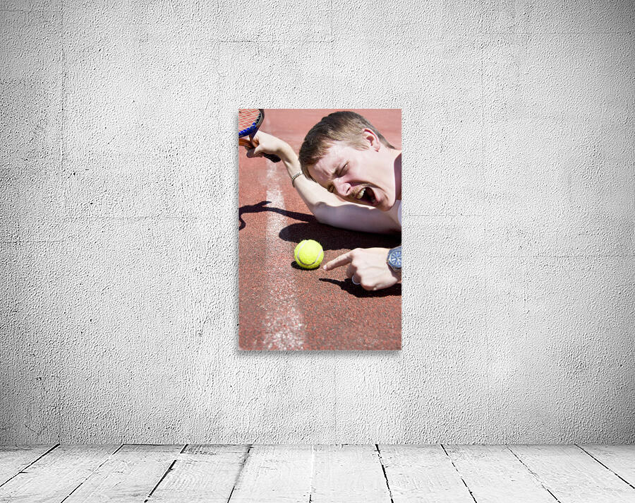 Tennis Player Tantrum Wall Preview
