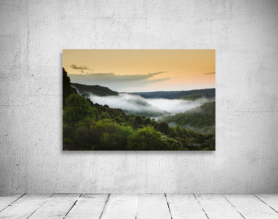 Sunrise over Mount Waratah in Tasmania Australia Wall Preview