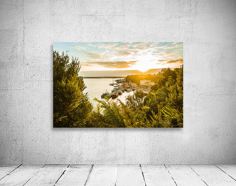 Harbouring a colourful vista Wall Preview