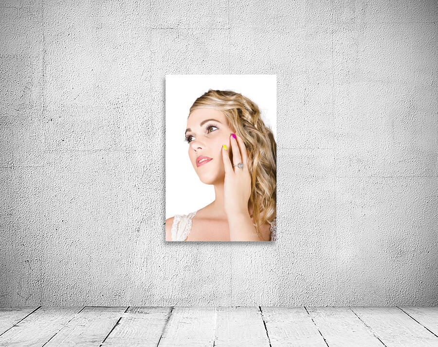 Close-up Of A Gorgeous Bride Wall Preview