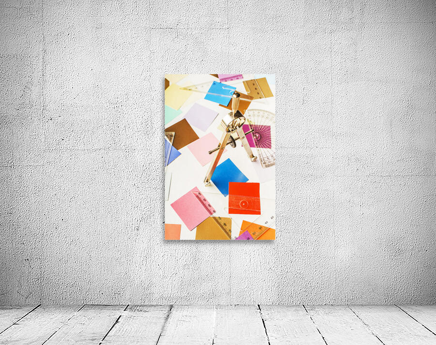 Design in abstract geometry Wall Preview