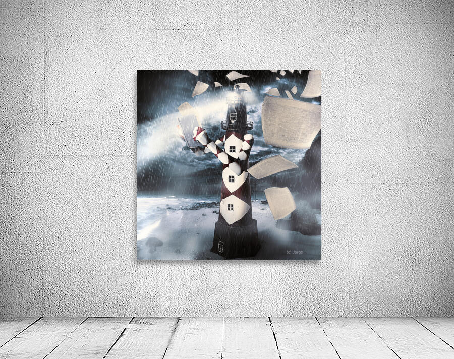 The Lighthouse And The Fishermans Tale Wall Preview