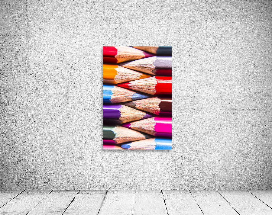 Macro coloured pencil crossover Wall Preview