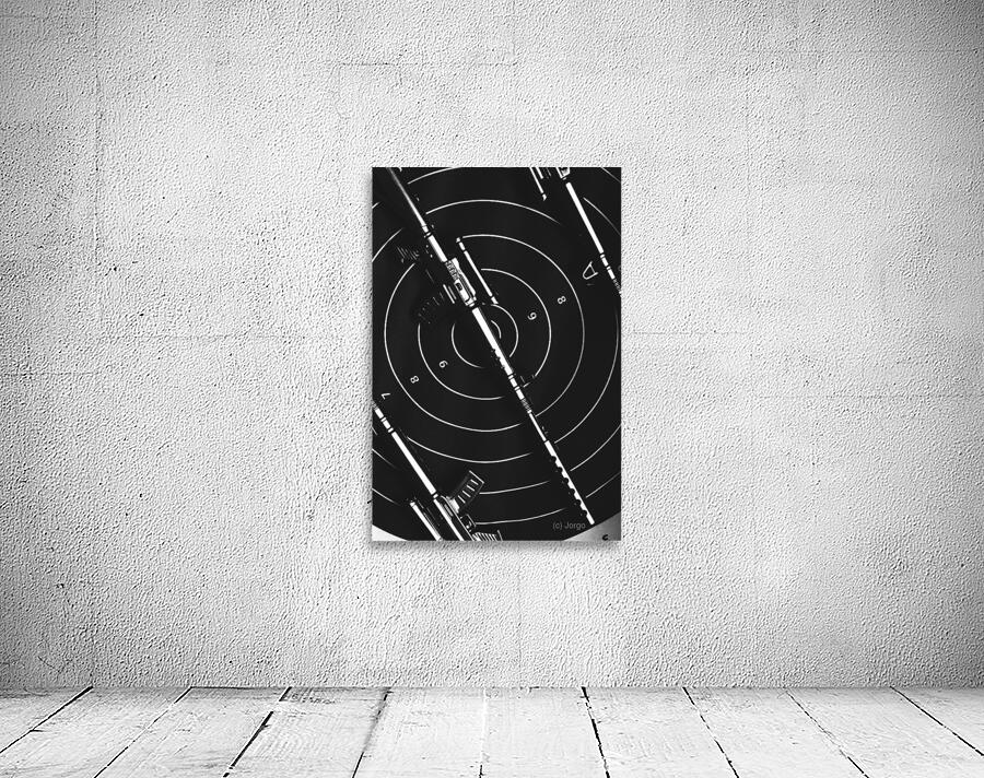 Black and white military marksman  Wall Preview