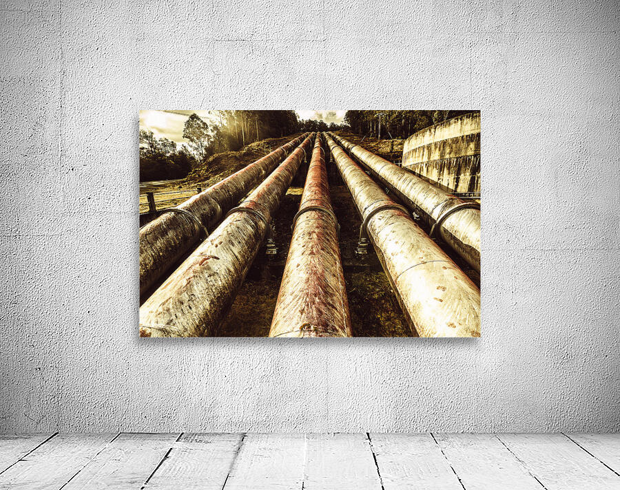 Industrial hydro architecture Wall Preview