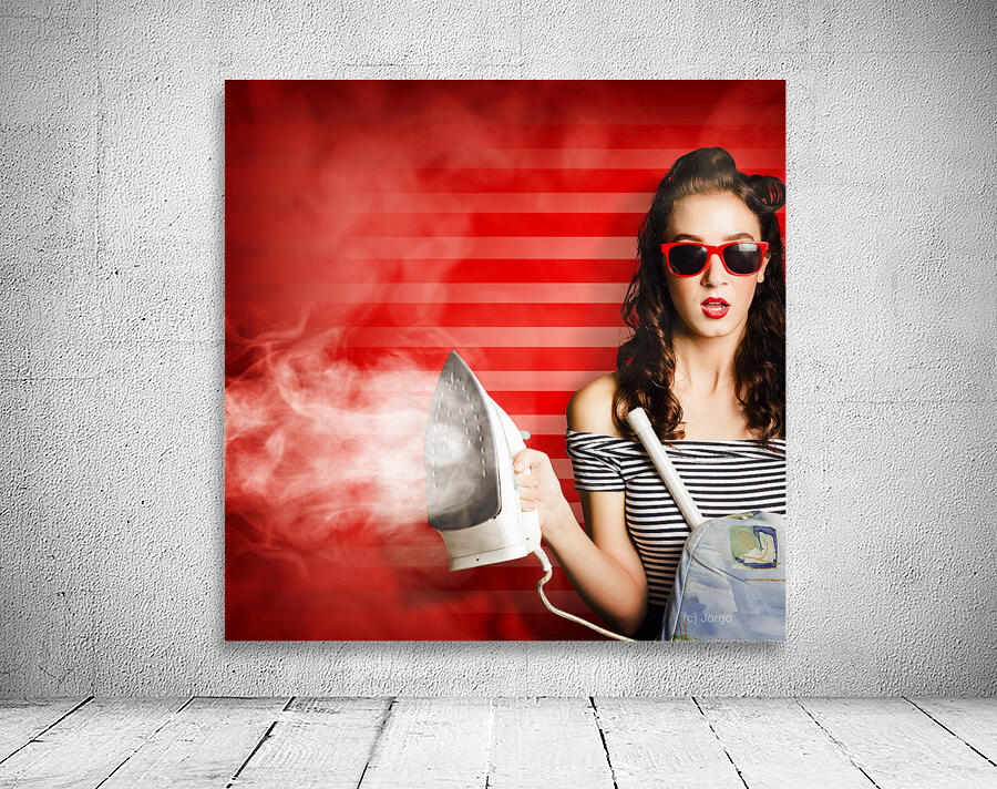 Pin up housekeeping maid Wall Preview