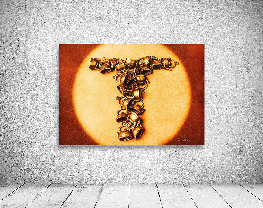 Vintage tea shop sign Wall Preview