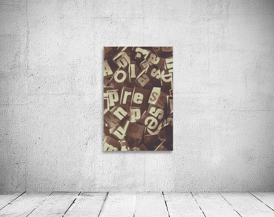 Newsprint journalism Wall Preview