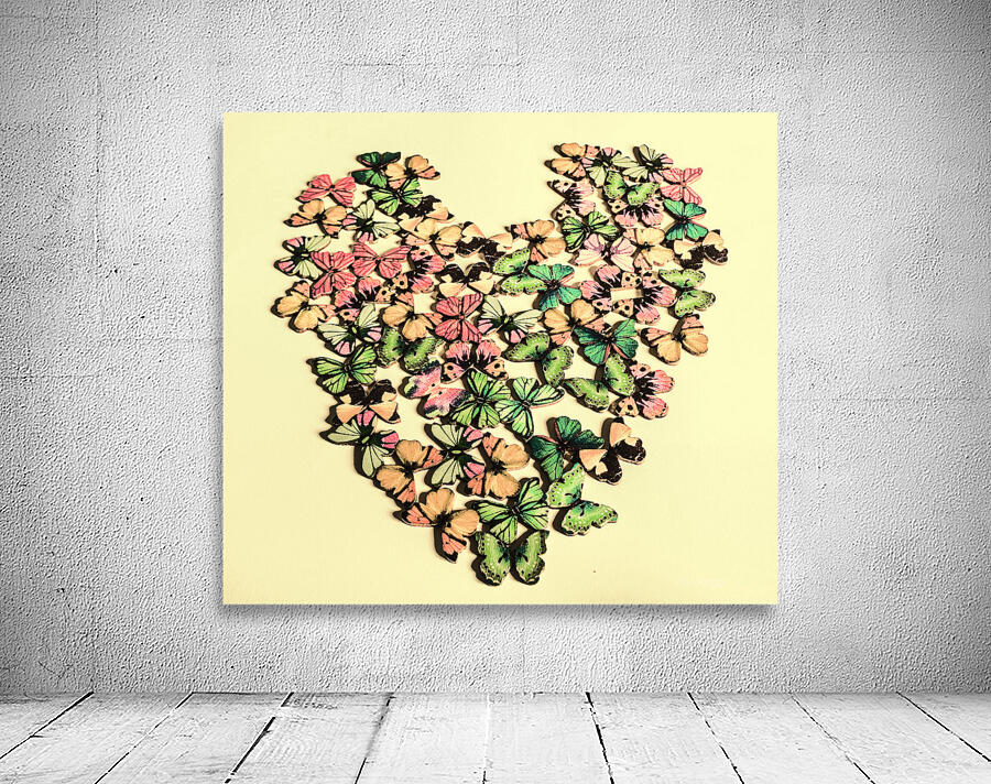 Nesting heart Wall Preview