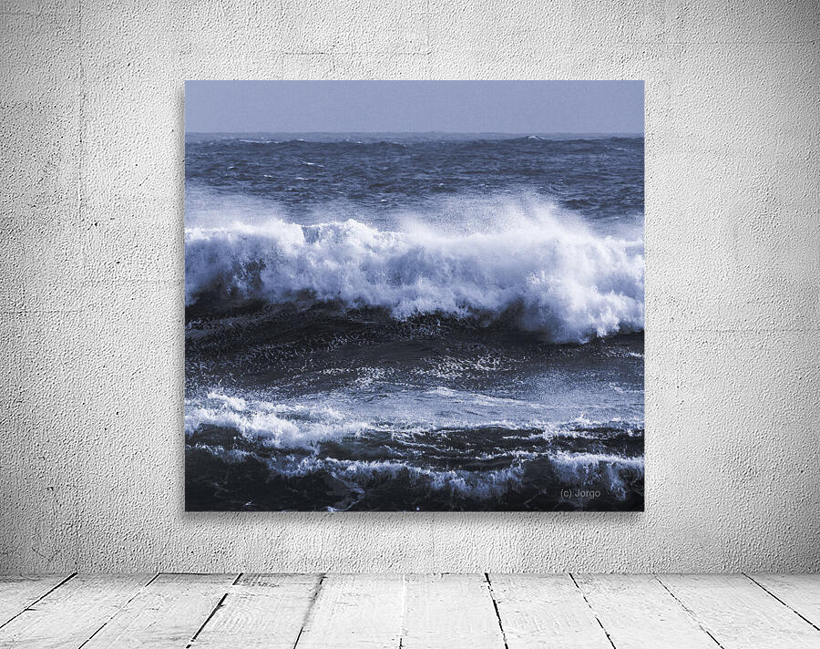 Wild coastal mist Wall Preview