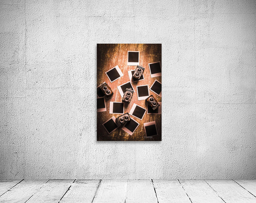 Abstract retro camera background Wall Preview