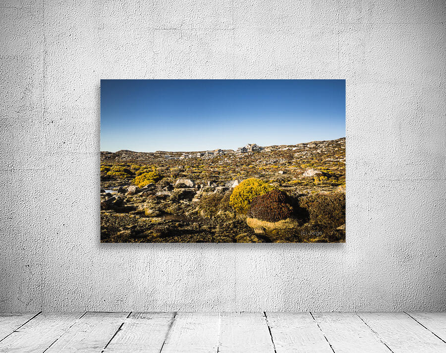 Rocky alpine village Wall Preview