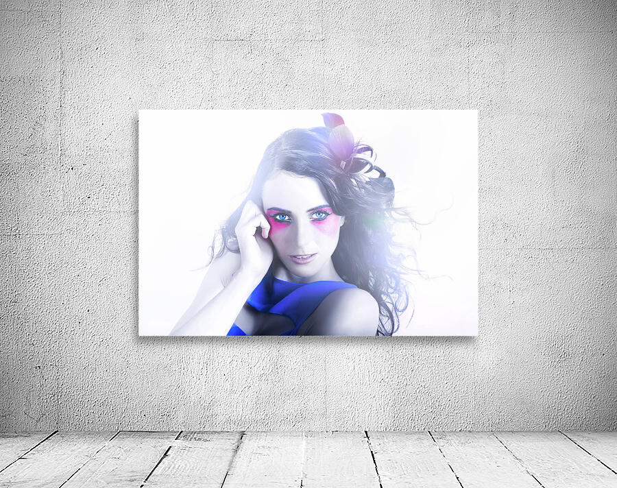 Vogue Style Woman With Beautiful Bright Makeup Wall Preview