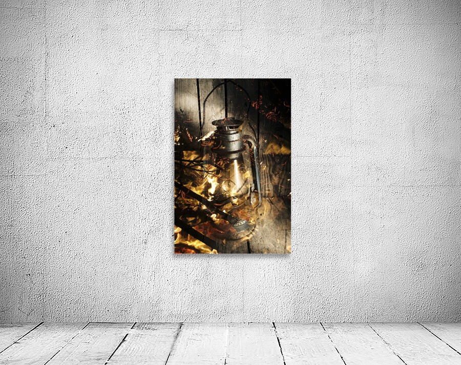 Cosy open fire. Cottage artwork Wall Preview