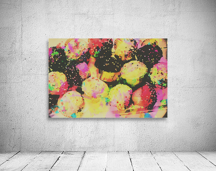 Rainbow color cupcakes Wall Preview