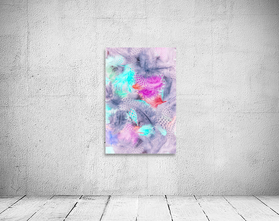 Pastel plumes Wall Preview