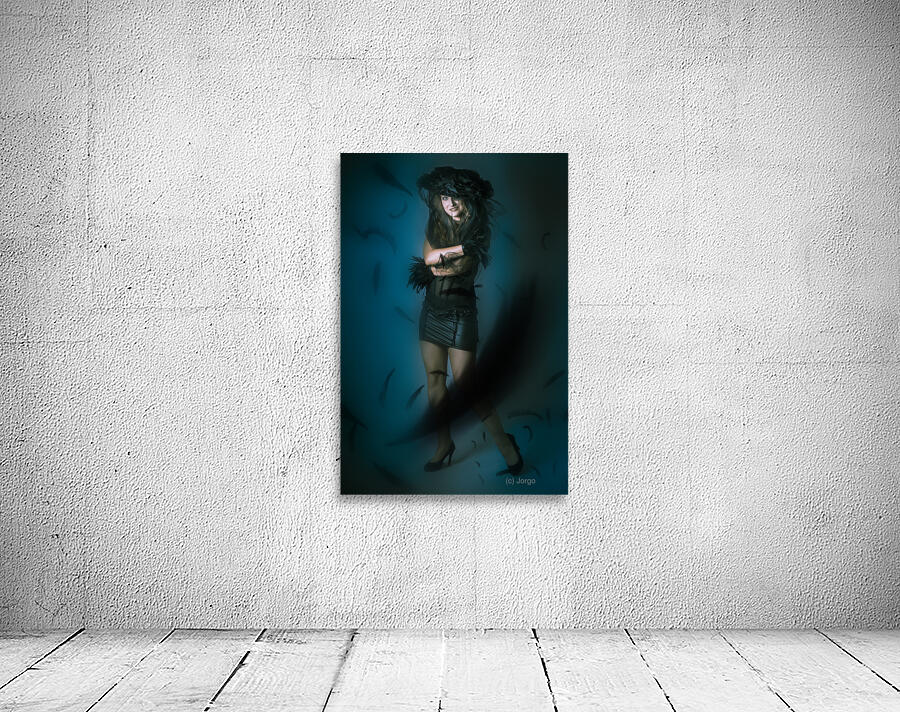 Soft dark beauty in full length creative fashion Wall Preview