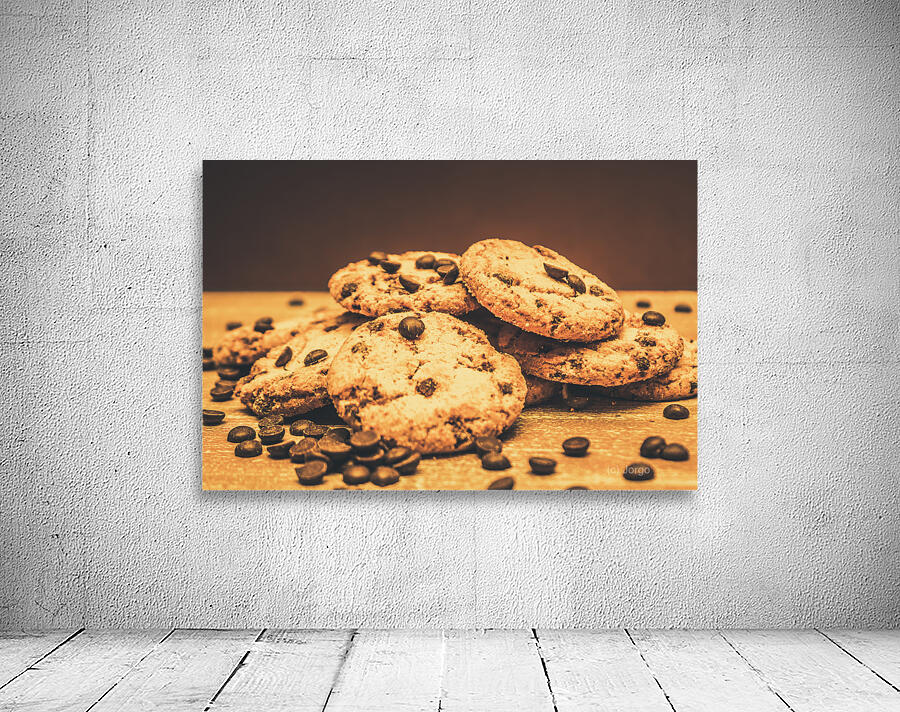 Delicious sweet baked biscuits  Wall Preview