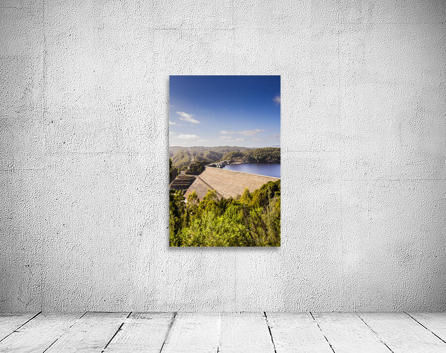 Picturesque hydroelectric dam Wall Preview