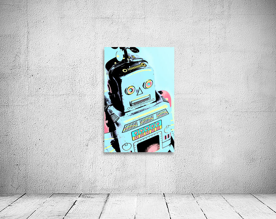 Retro robot reanimation Wall Preview