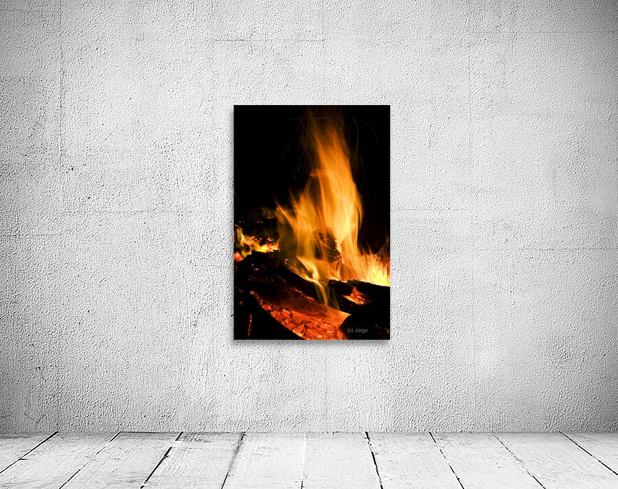 Blazing Campfire Wall Preview