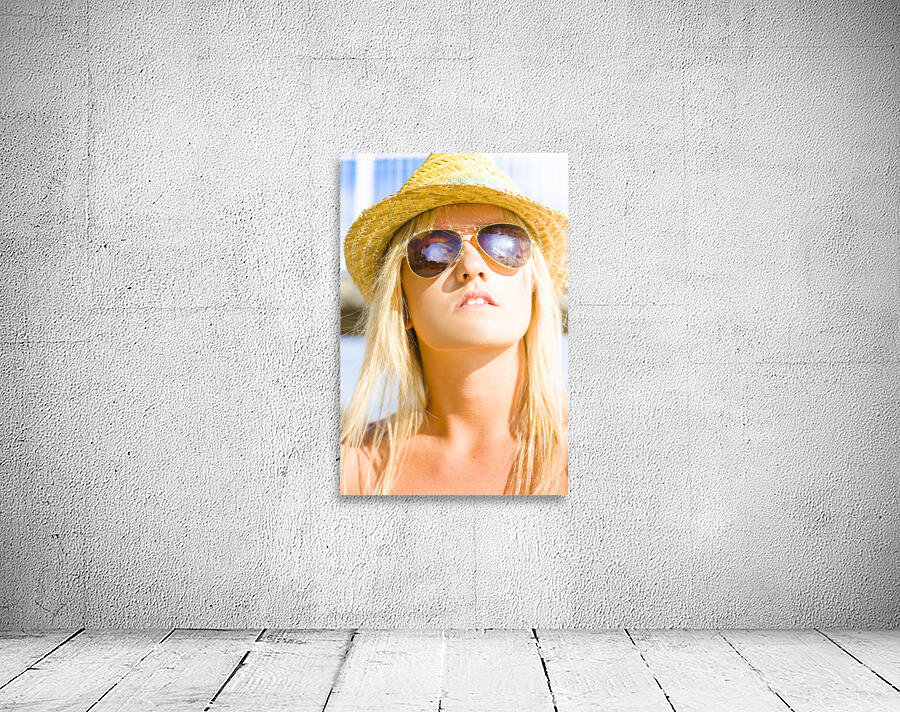 Hot Beach Babe In Summer Fashion Wall Preview