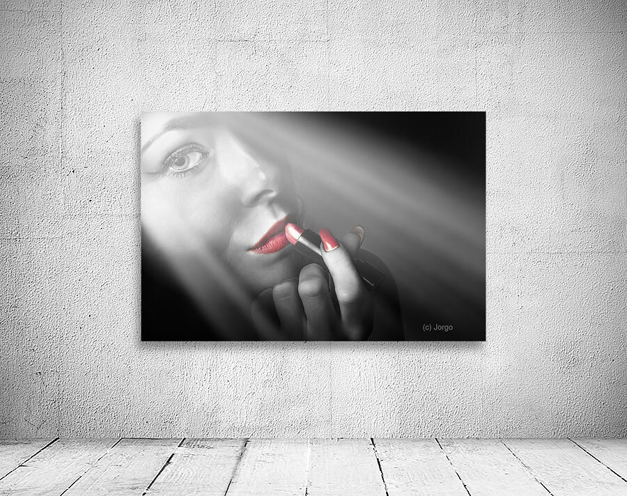 Dark fashion and make up beauty Wall Preview