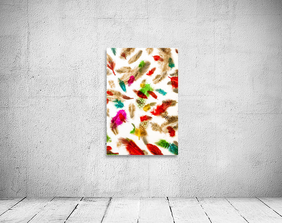 Floating in colourful abstract Wall Preview