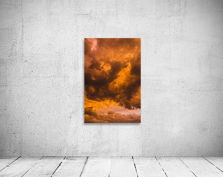 A stormy sunset Wall Preview