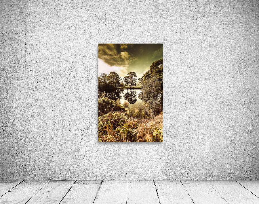 Huonville river reflections Wall Preview