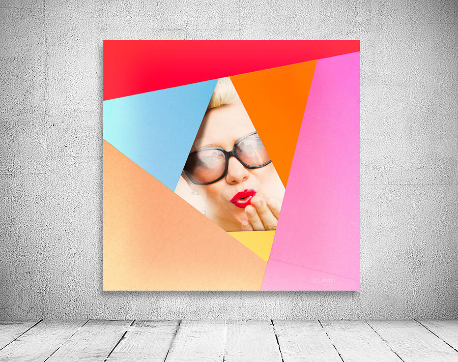 Colourful paper pinup Wall Preview